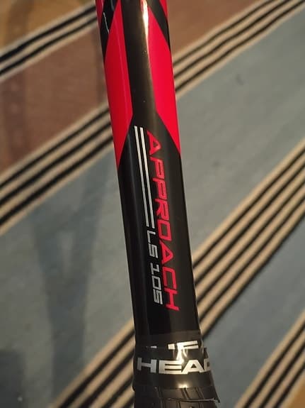 Prince Approach LS 105 tennsracket svart/röd