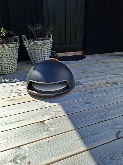 Lüger pizzaugn utomhus svart