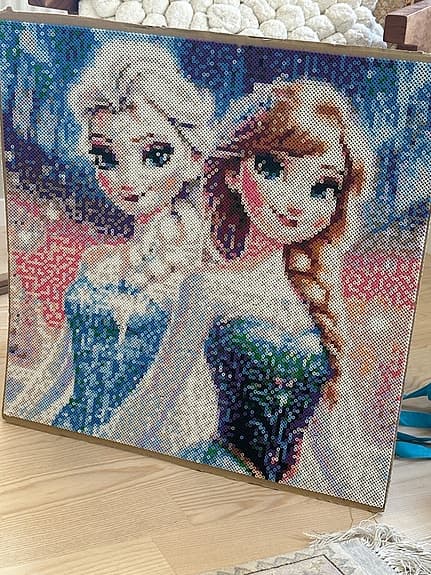Pärlplatta – Disney Frost (Elsa & Anna)