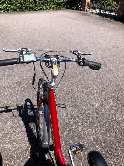 Off Course elcykel blå unisex