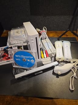Nintendo Wii med spel och tillbehör