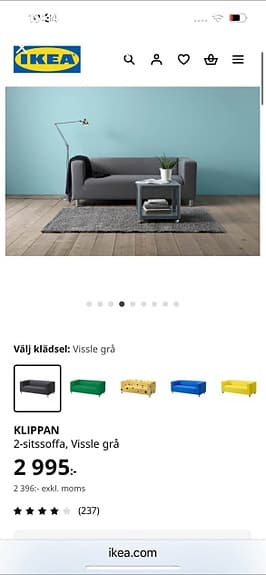 Klippan soffa -IKEA