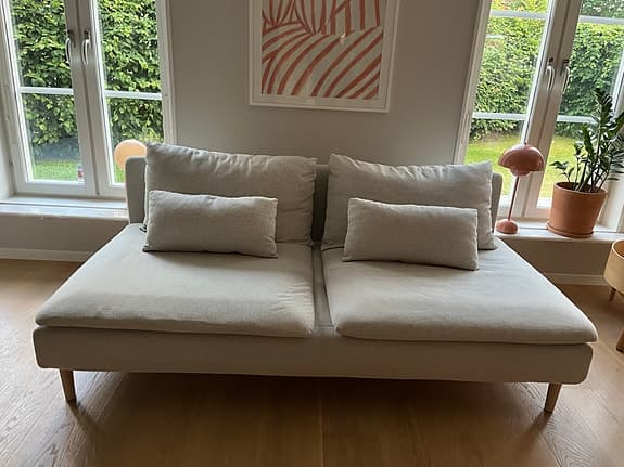 Klädsel Gunnared beige till soffa Söderhamn IKEA
