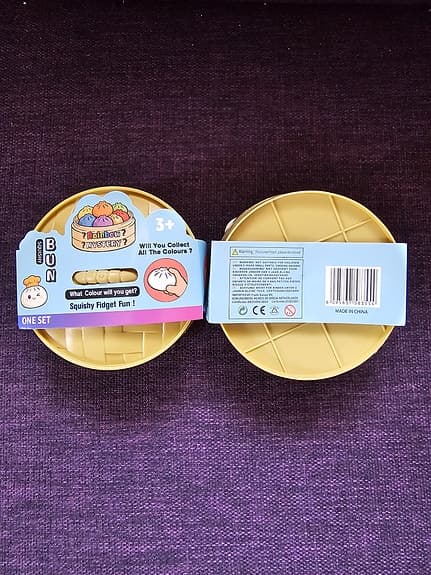 2st Squishy Bun Rainbow Mystery – dumpling i ångkorg – oöppnad