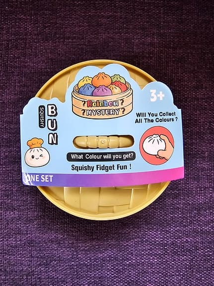 2st Squishy Bun Rainbow Mystery – dumpling i ångkorg – oöppnad