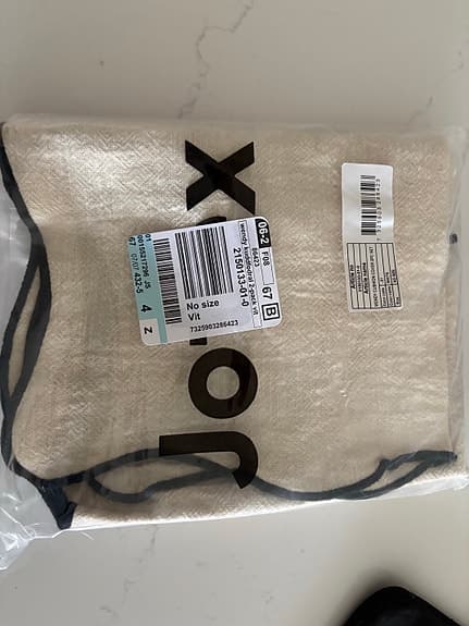 Jotex kuddfodral med innerkudde beige rektangulär