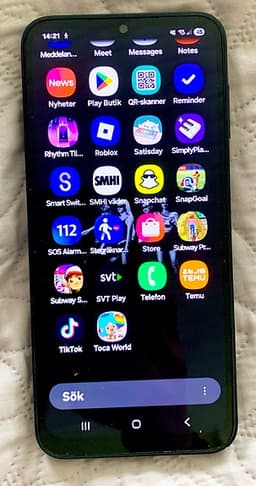 Samsung Galaxy A-serien mobiltelefon 64 GB svart