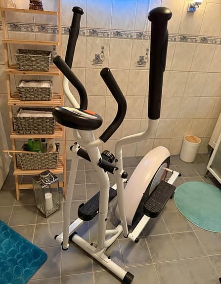 MaxFit crosstrainer vit/svart