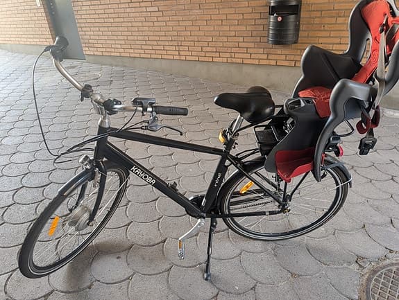 Kayoba elcykel unisex svart