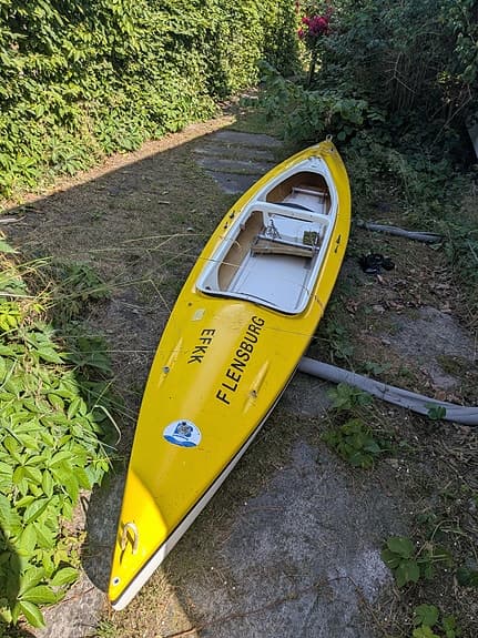 Tvåmanskajak i glasfiber (Bavaria Amazonas 2) säljes