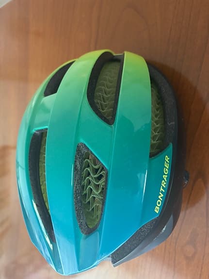 Bontrager cykelhjälm grön/turkos/gul