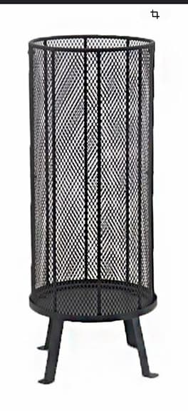 Bastian eldkorg stål svart 80 cm/venture jome