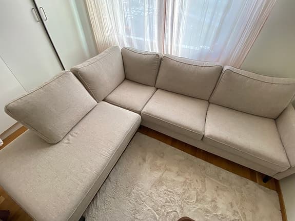 Divansoffa beige