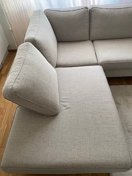 Divansoffa beige