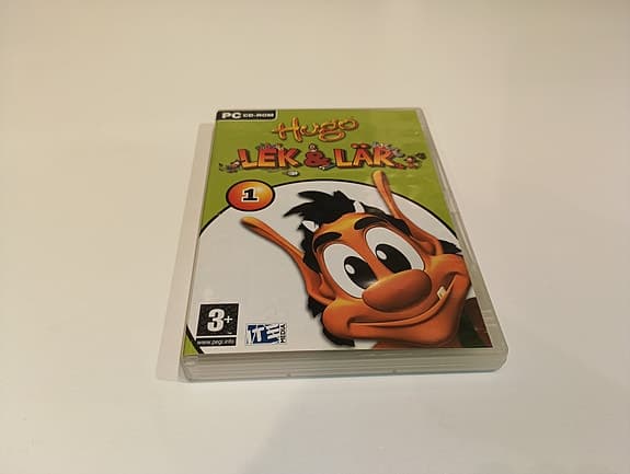 Hugo Lek och Lär Den Magiska Eken Volym 1 PC CD ROM barn spel Svensk version