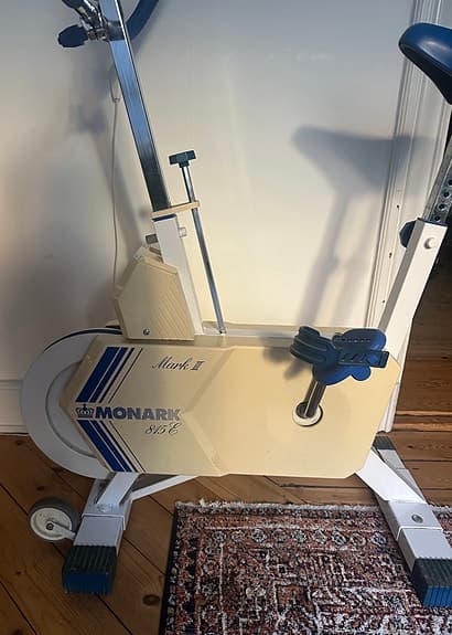 Monark Mark II 815 E motionscykel beige/blå