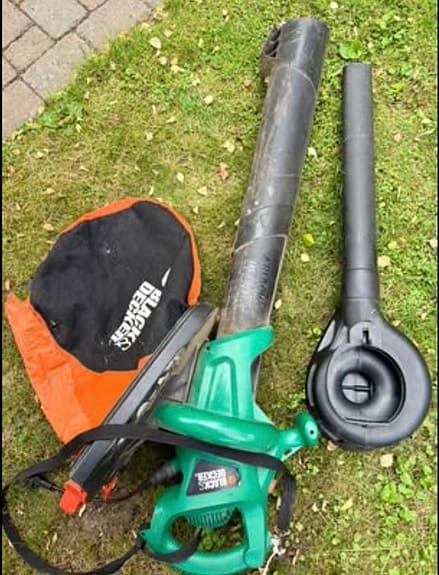 Black & Decker lövblås lövsug