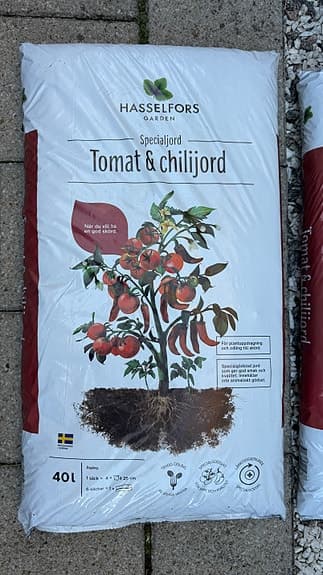 TOMATJORD & CHILIJORD 40L