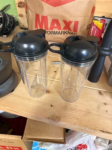 Nutribullet mixer med kanna och to-go muggar