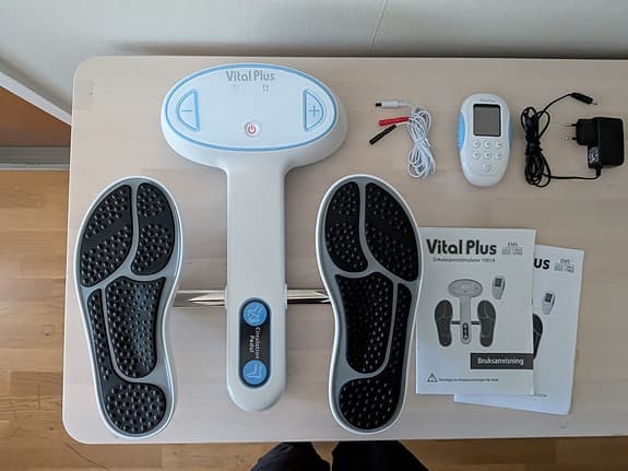 Vital Plus cirkulationstränare med fjärrkontroll
