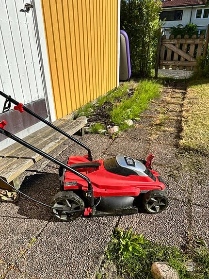Meec Tools elektrisk gräsklippare