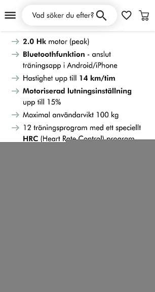 Trekkrunner Löpband i nytt skick
