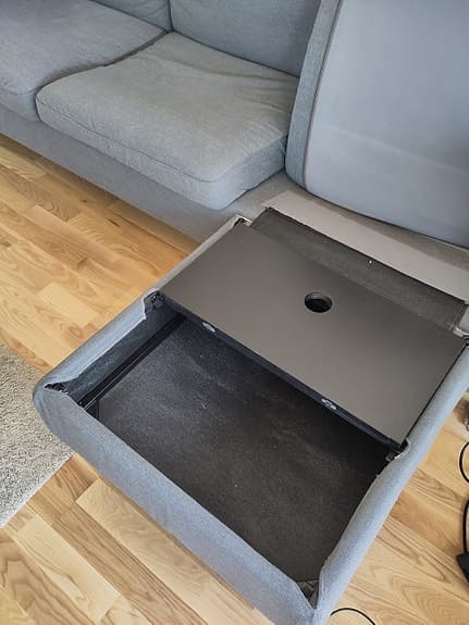 IKEA 3-sittssoffa med schäslong
