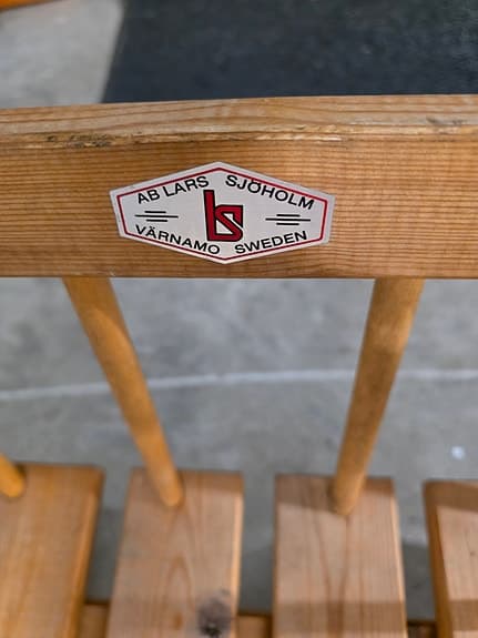 Original AB Lars Sjöholm Värnamo barnskrinda – mycket fint skick