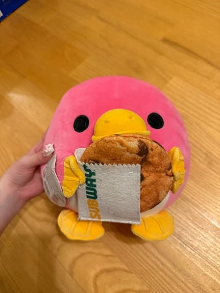 Squishmallows Subway Snackles Series 2 gosedjur anka