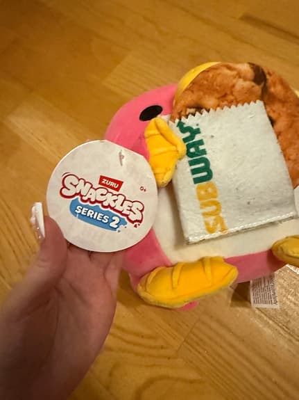 Squishmallows Subway Snackles Series 2 gosedjur anka