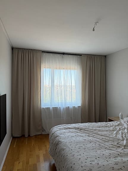 IKEA beige gardiner