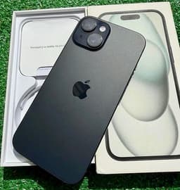 Apple iPhone 15 mobil 128 GB svart
