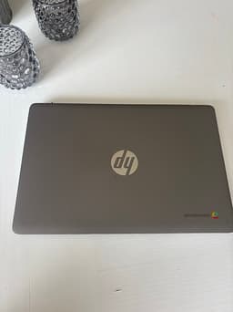HP Chromebook laptop silver