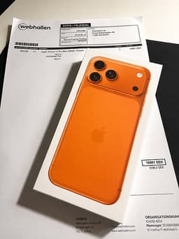 📱 iPhone 17 Pro Max – Fabriksförseglad | Kvitto ingår
