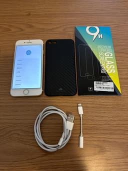 Apple iPhone 7, Vit/Guld, 128 GB, olåst.