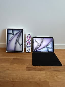 iPad Air M2 11” 128GB + Apple Pencil Pro | 100% batteri | Nyskick