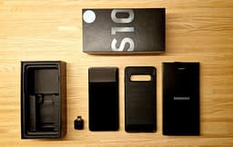 Samsung Galaxy S10 mobil 128 GB Prism Black Svart