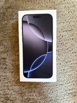 iPhone 16 Pro Max 512 GB – Svart – Helt ny