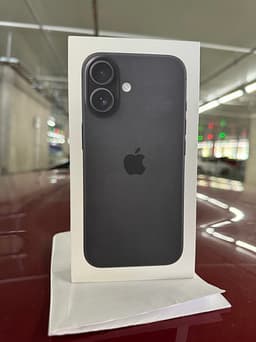 Helt ny Apple iPhone 16 128 GB svart Oöppnad Kvitto