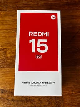 Xiaomi Redmi 15 5G 128 GB Midnight Black – Ny & förseglad