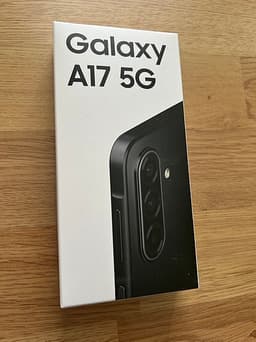 Helt ny/obruten låda med Svart Samsung Galaxy A17, 128GB
