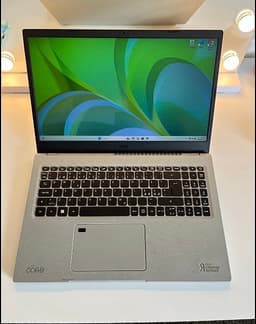 Acer Core i5 11:e gen 8GB RAM 477GB SSD laptop 15,6- tum silver