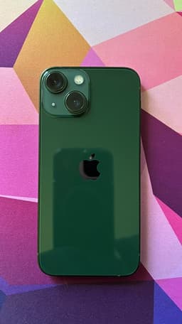 Grön iPhone 13 mini 128 GB komplett med tillbehör