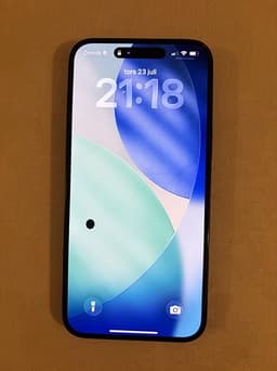 Apple iPhone 16 256 GB svart