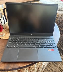HP 15,6" bärbar dator svart