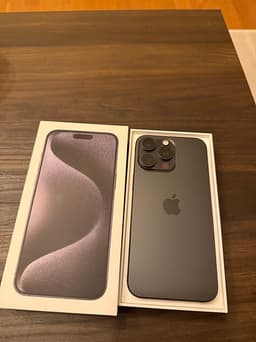 Apple iPhone 15 Pro Max 512 GB svart