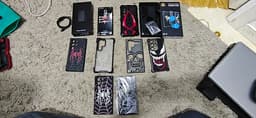 Samsung Galaxy S24 Ultra 256 GB och 12GB Minne Färg Titanium Black med 8st Skal