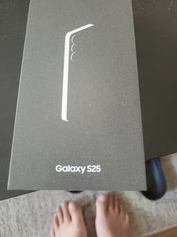 Samsung Galaxy S25 mobil 128 GB blå/svart