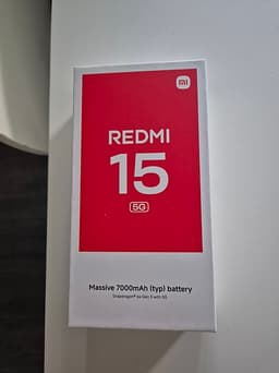 Oöppnad Xiaomi Redmi 15 5G 128GB Midnight Black