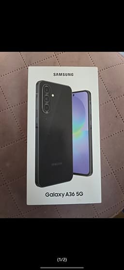 Samsung Galaxy A36 5G mobil 128 GB svart